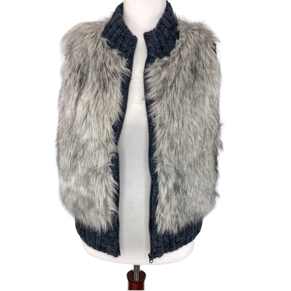 Loft Sleeveless Faux Fur Sweater - Picture 6 of 8